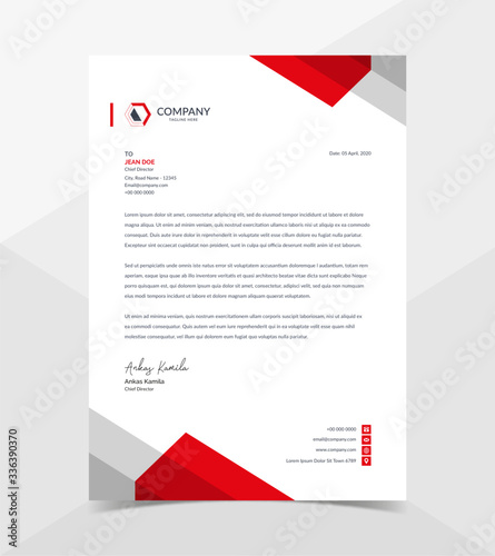 Professional And Modern Corporate Letterhead Template