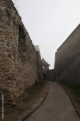 old castle in the city