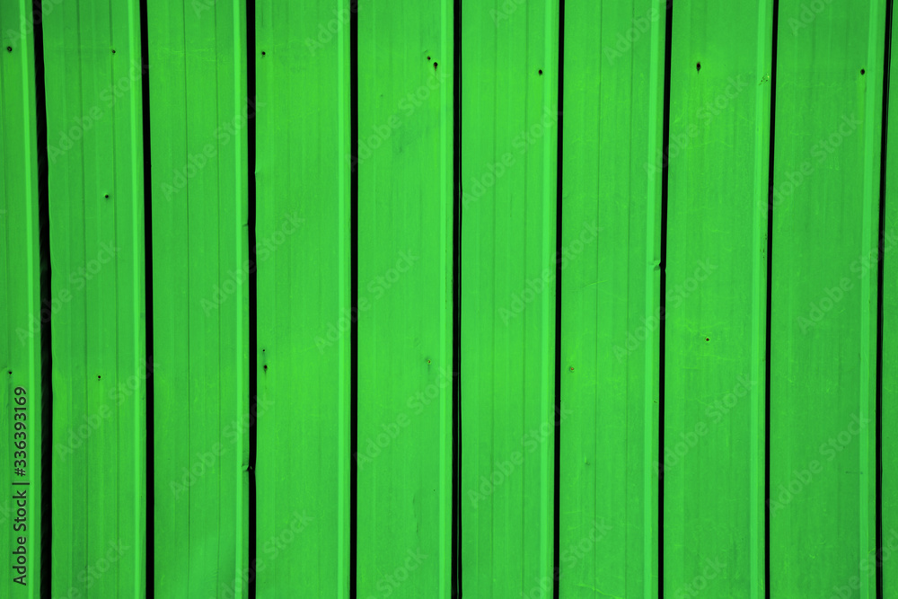 Tin fence, colorful Tin fence, colorful