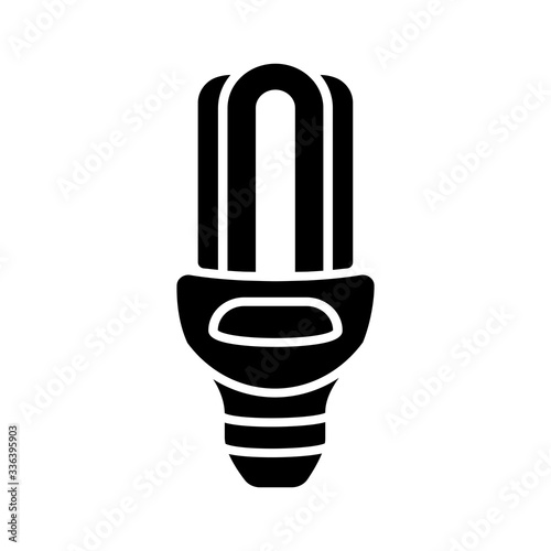 bulb lamp icon design, flat style trendy collection