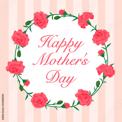 Vector illustration of banner for Mother's Day #01