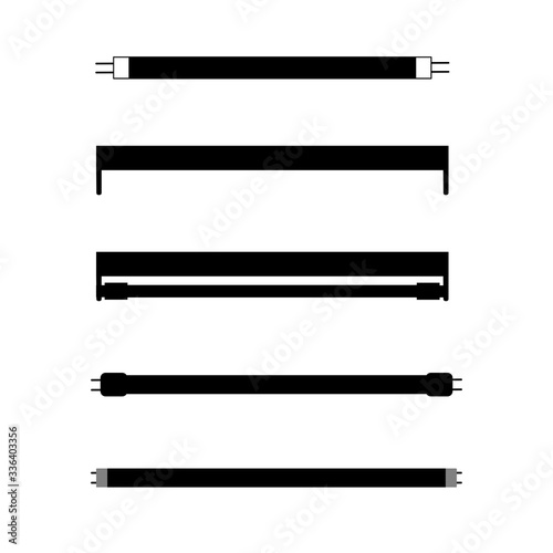 Light Bulb icon vector. Silhouette vector design. Illustration vector style.
