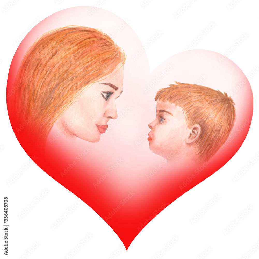 Happy mothers day watercolor greeting card template. Happy mothers day watercolor greeting card template.