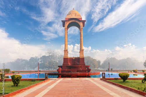 Obraz na płótnie Canopy in vicinity of the India gate, New Delhi w salonie