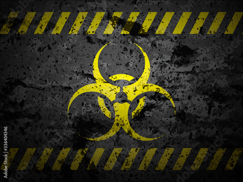 Biohazard sign background