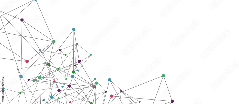 Line points connections, triangular technology design. Abstract geometric background Line points connections, triangular technology design. Abstract geometric background