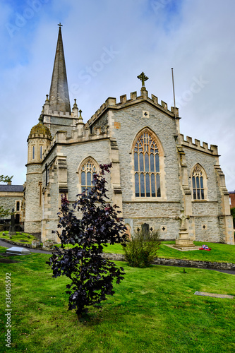 St Columb's Cathedral in the walled city of Derry, Northern Ireland