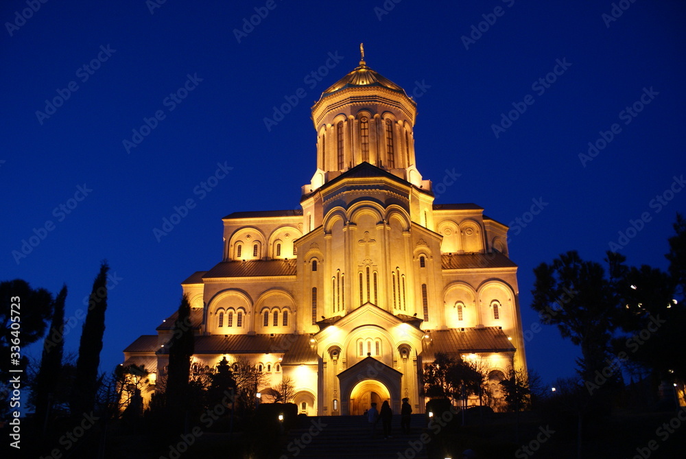Tbilisi is the capital of Georgia. Hills and streets Tbilisi is the capital of Georgia. Hills and streets