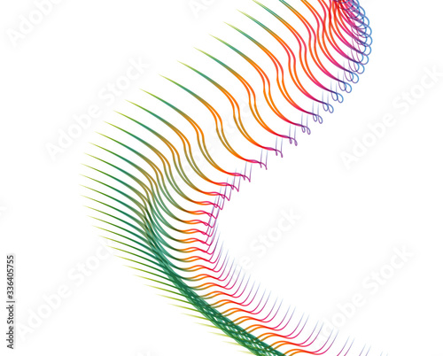 Abstract background blend wave line design for Wallpaper, Banner, Background, Card, Book Illustration, landing page