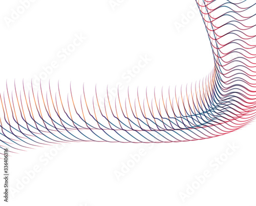 Abstract background blend wave line design for Wallpaper, Banner, Background, Card, Book Illustration, landing page