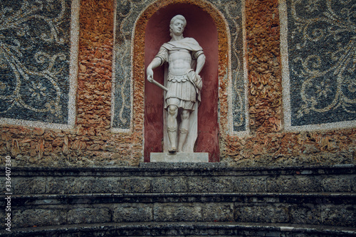 Rome Empire marble sculpture in Forum architectural object UNESCO heritage site of history © Артём Князь