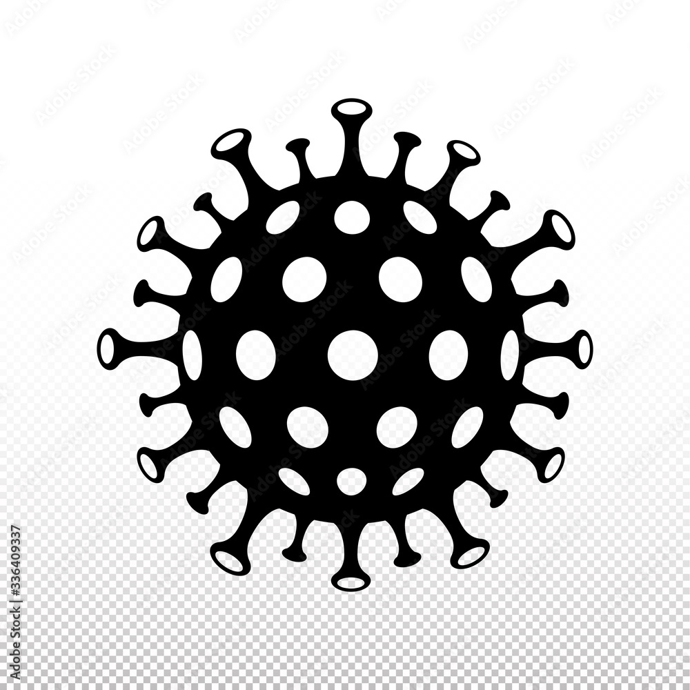 Coronavirus icon. Vector corona virus sign, symbol. Coronavirus icon. Vector corona virus sign, symbol.