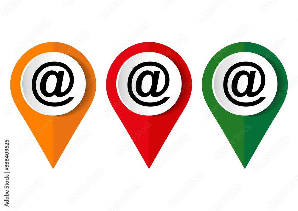 Email icon on a white background. Vector illustration. Email icon on a white background. Vector illustration.