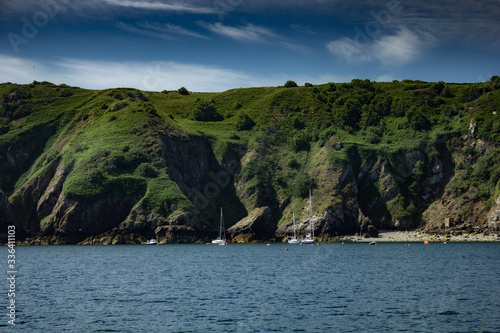 The Channel Islands in summer with good weather and greenery