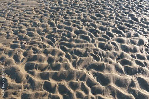 Small dune prints in the sand