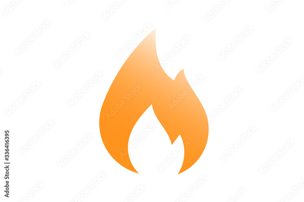 Fire flame icon.Fire flame logo vector illustration design template. Fire flame icon.Fire flame logo vector illustration design template.