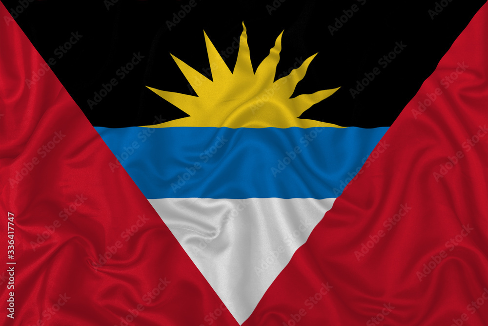 Fototapeta premium Antigua and Barbuda country flag