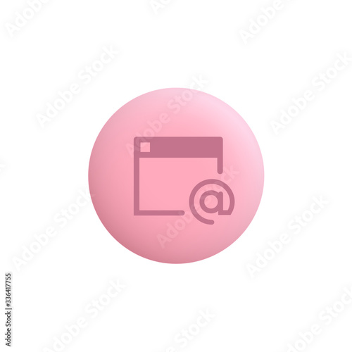 Webmail -  Modern App Button