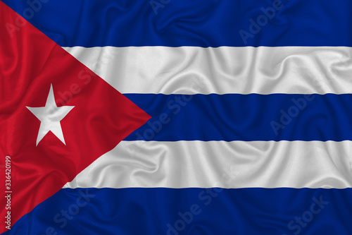 Canvas Print Cuba country flag