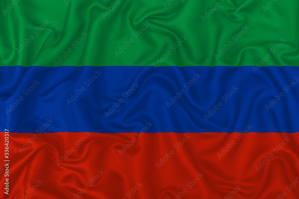 Naklejka premium Republic of Dagestan flag