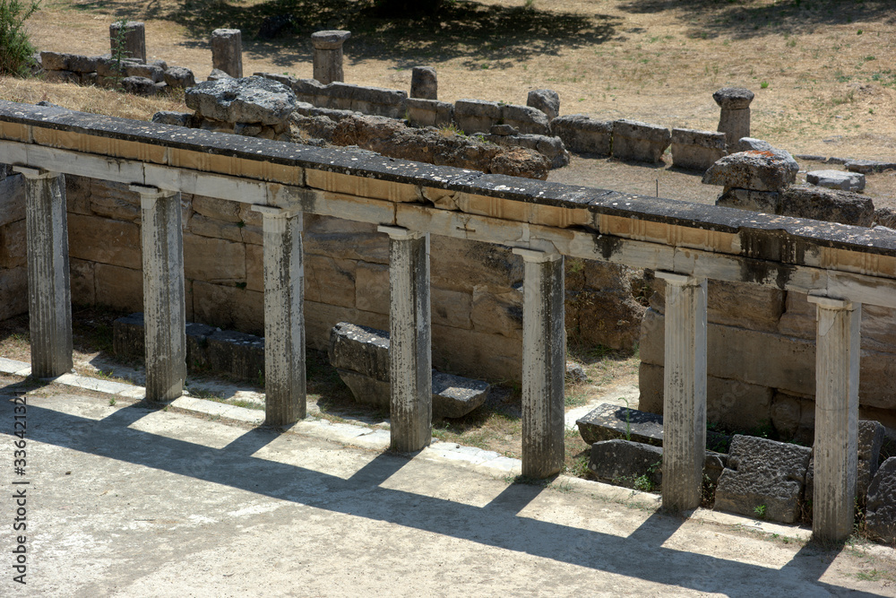 Fototapeta premium Athens, Greece, August 1, 2015: Archaeological Site of Greece. Athens Greece.