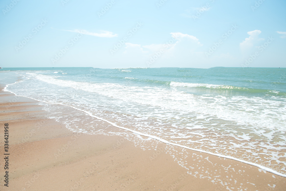 sand of beach at sea