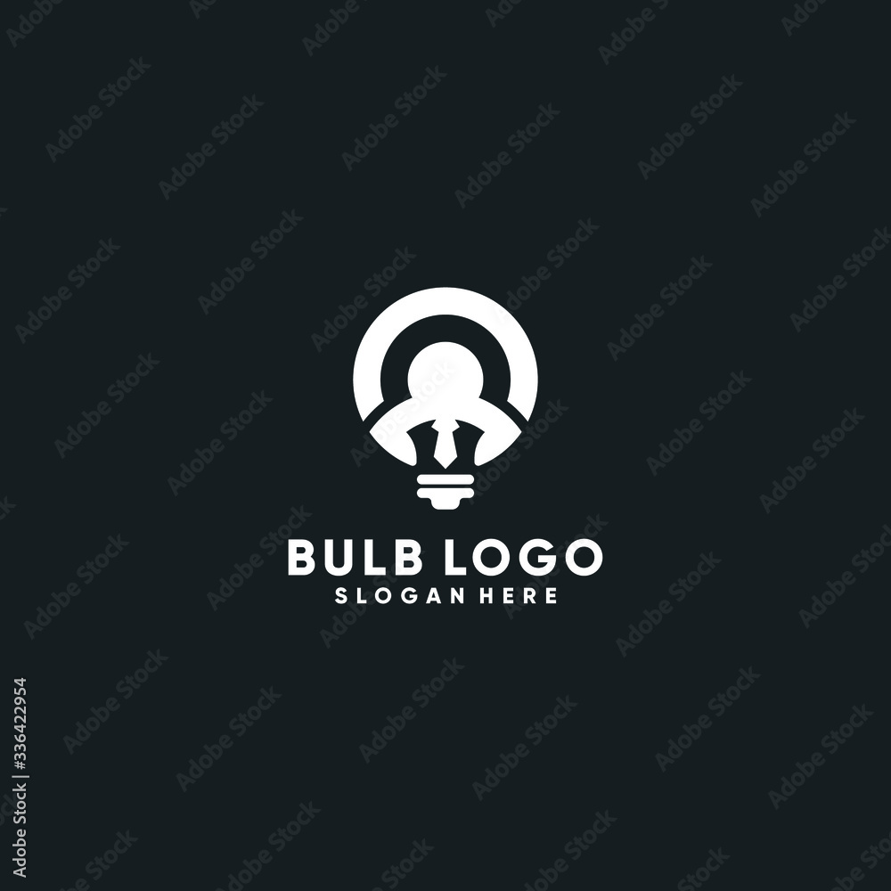 Bulb Tech Logo Template Design. Creative Vector Emblem, for Icon or Design Concept. Bulb Tech Logo Template Design. Creative Vector Emblem, for Icon or Design Concept.