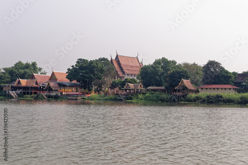 Temple along the Chao Phraya River