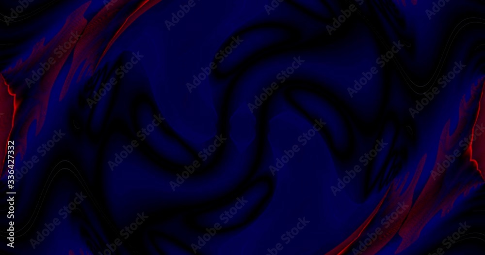Dark blue motion background with red neon beauty element