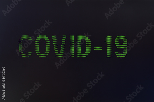 Wallpaper Mural Background for presentation COVID-19 Torontodigital.ca