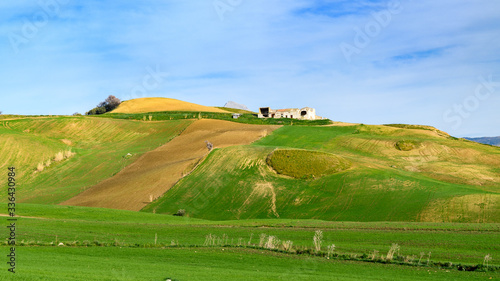 Obraz na płótnie spring landscapes in Sicily, Italy w salonie