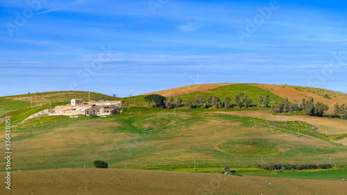 Obraz na płótnie spring landscapes in Sicily, Italy w salonie