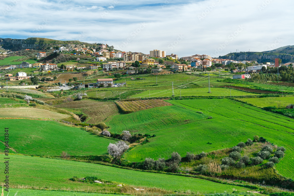 spring landscapes in Sicily, Italy
