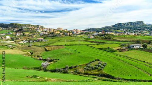 Obraz na płótnie spring landscapes in Sicily, Italy w salonie