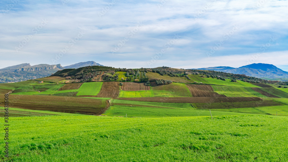 spring landscapes in Sicily, Italy