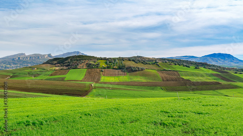 spring landscapes in Sicily, Italy