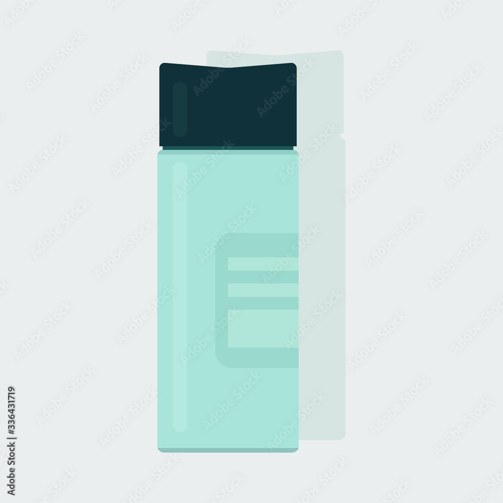Drinking bottle plastic vector design Drinking bottle plastic vector design