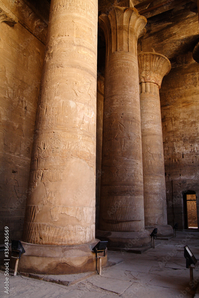 
The city of Edfu in Egypt