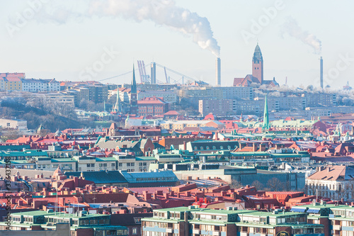 Panoramic view of the city of Gothenburg