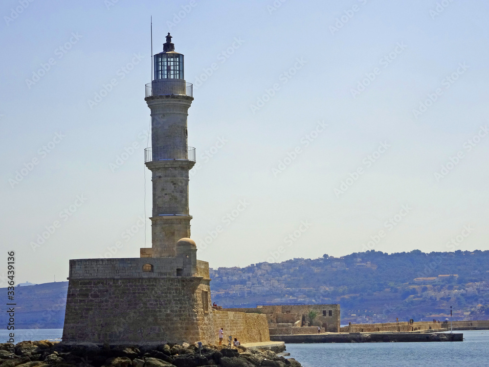 Crète, phare de Chania 