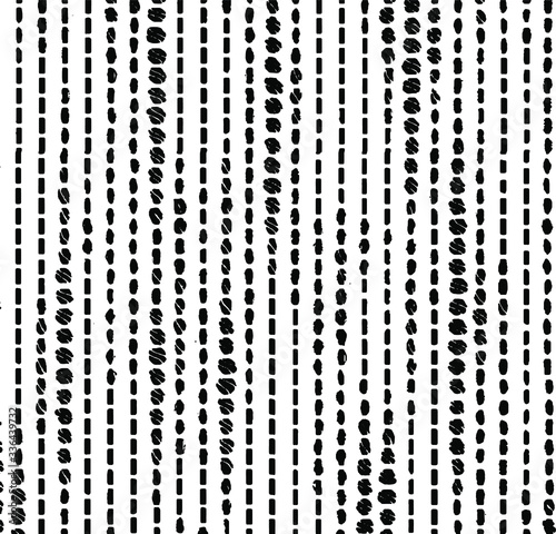 Abstract grunge vector background. Monochrome raster composition of irregular overlapping graphic elements.