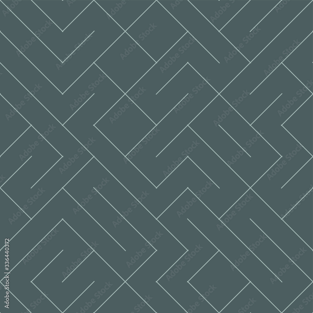 Seamless vector pattern repeat of an abstract lines making up a maze type shape. Created using basic coding language. Seamless vector pattern repeat of an abstract lines making up a maze type shape. Created using basic coding language.