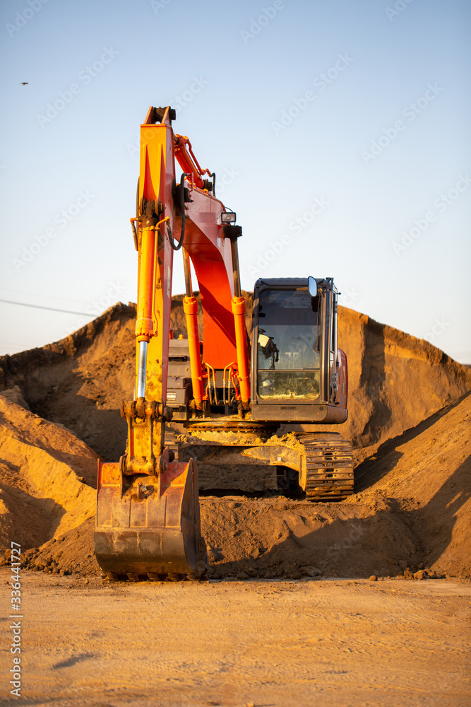 Obraz premium 建設機械