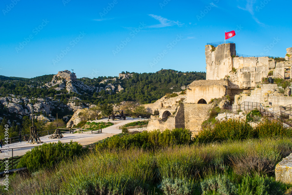 Fototapeta premium château des Baux-de-Provence
