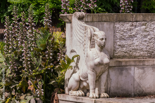 Sphinx statue in Paris, France