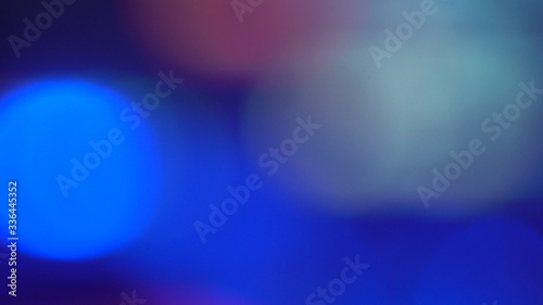 Abstract Blue Lights with Police Style Effects