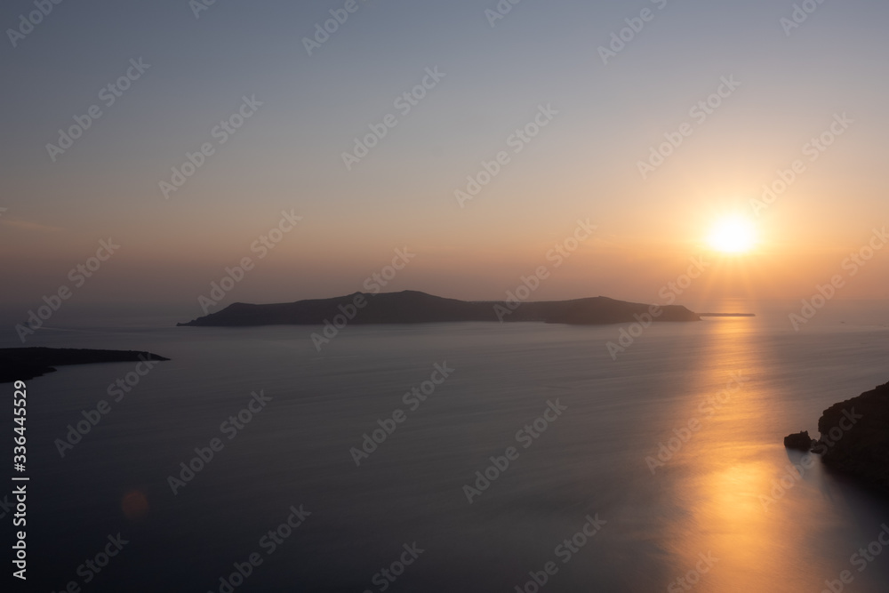 Sunset, Santorini, Caldera
