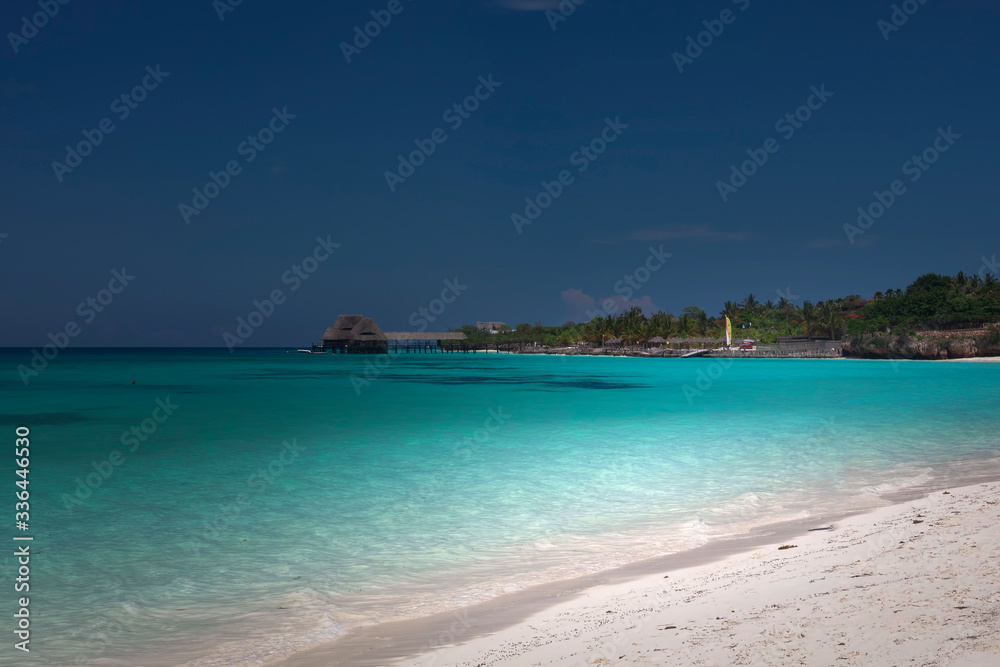 Kendwa beach on Zanzibar island