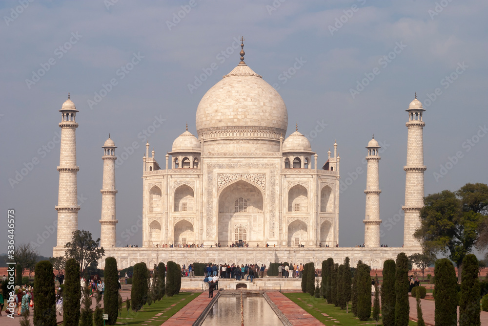 the Taj Mahal in India