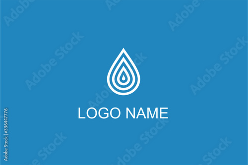 logotype icon vector rain drop logo